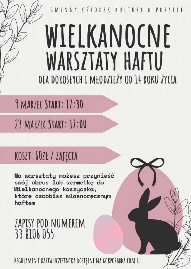 Karta uczestnika Haft płaski