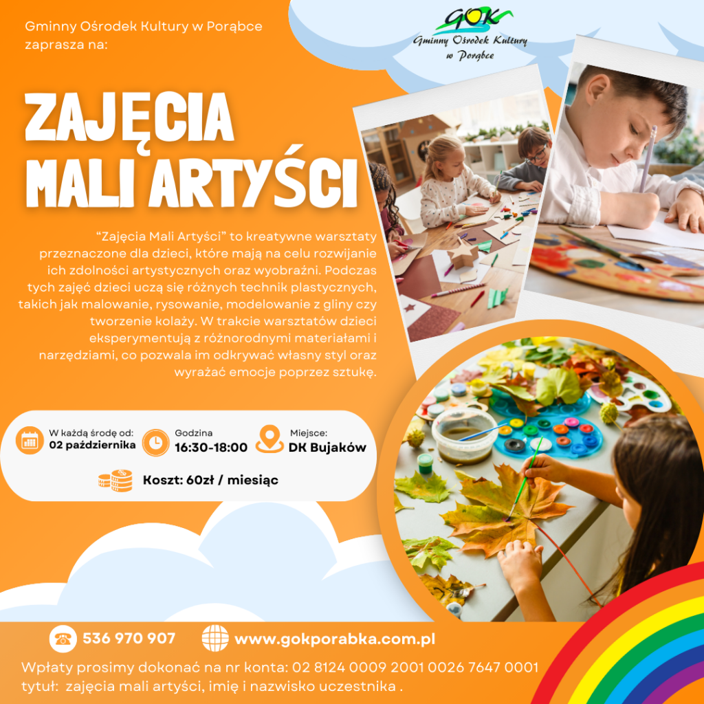 Plakat Mali artyści