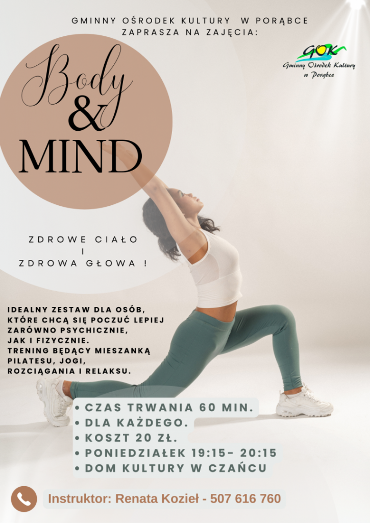 Plakat Body and mind