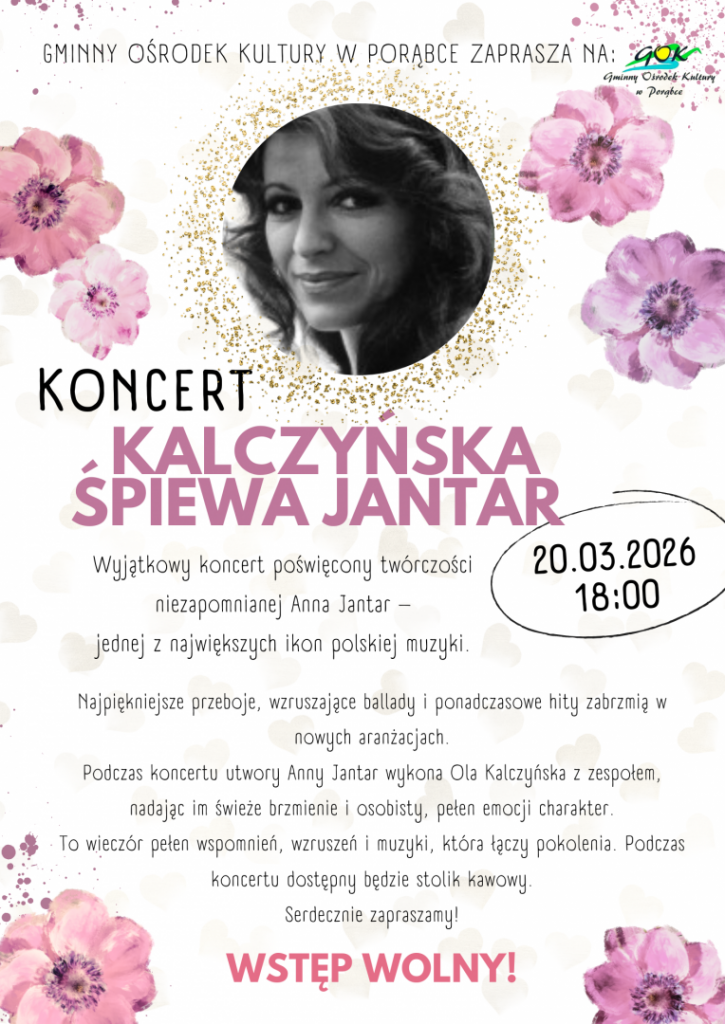 Koncert "Kalczyńska śpiewa Jantar"