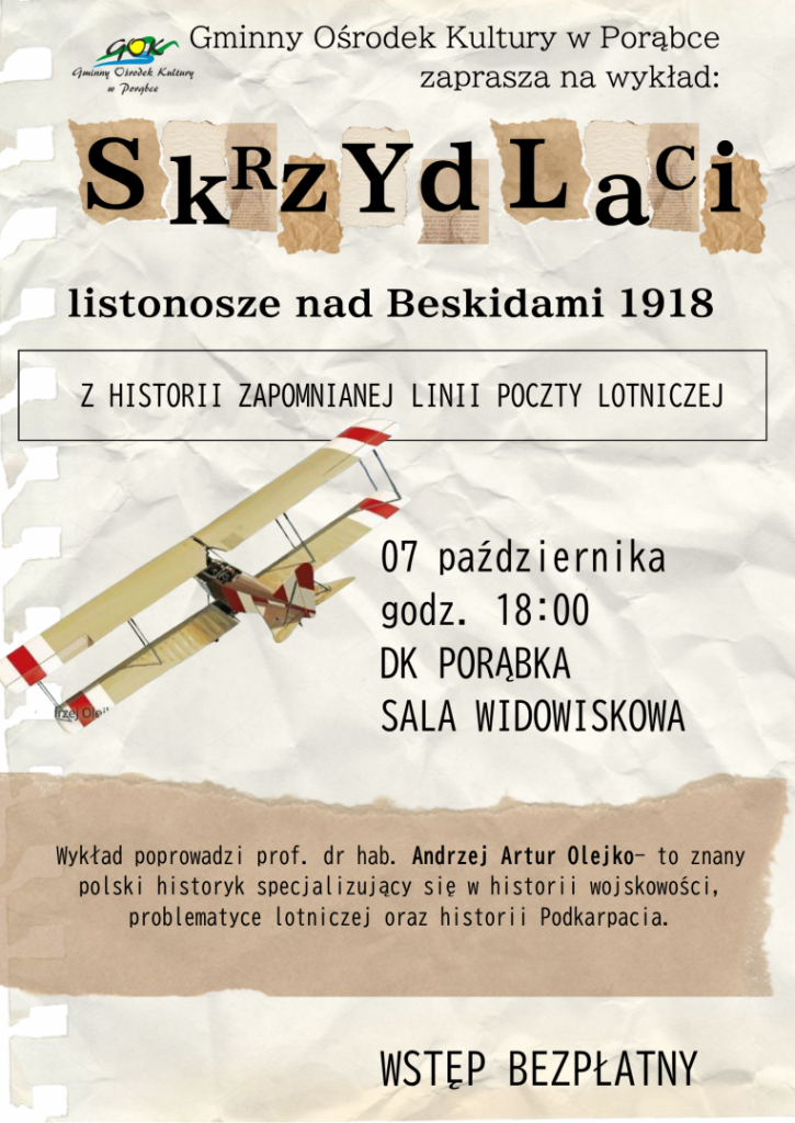 Skrzydlaci listonosze nad Beskidami z historii zapomnianej linii poczty lotniczej